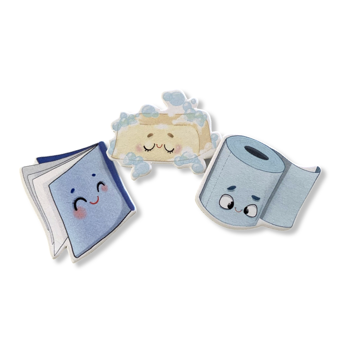 KIT PERSONNAGES BYE-BYE MA COUCHE