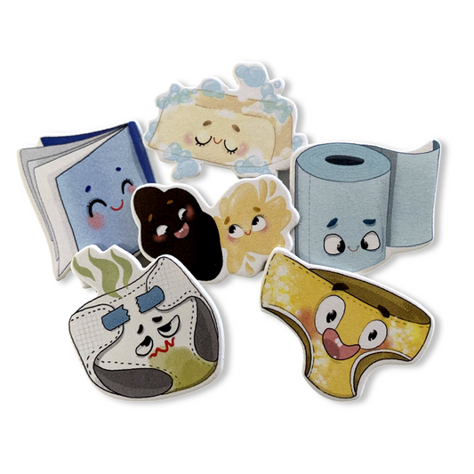 KIT PERSONNAGES BYE-BYE MA COUCHE