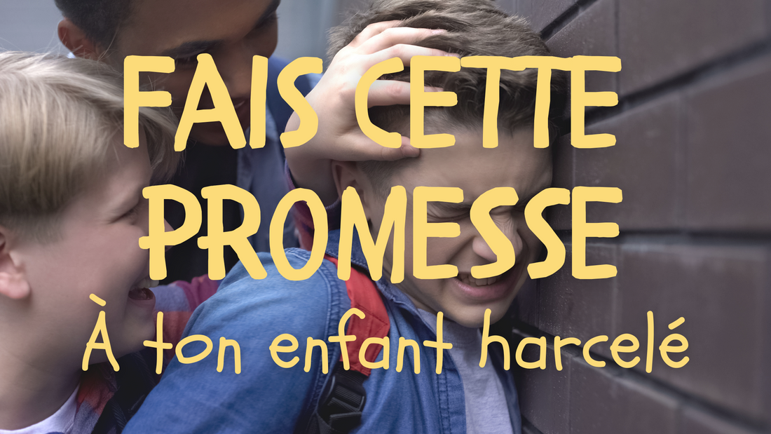 PROMESSE À TON ENFANT HARCELÉ !