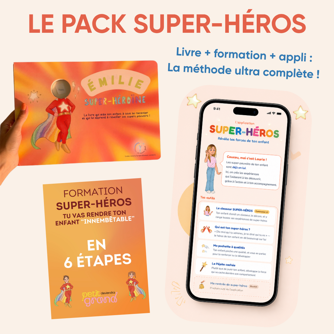 LE PACK « SUPER-HÉROS » : Méthode complète + L’Application