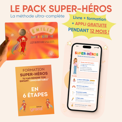 LE PACK « SUPER-HÉROS » : Méthode complète + L’Application