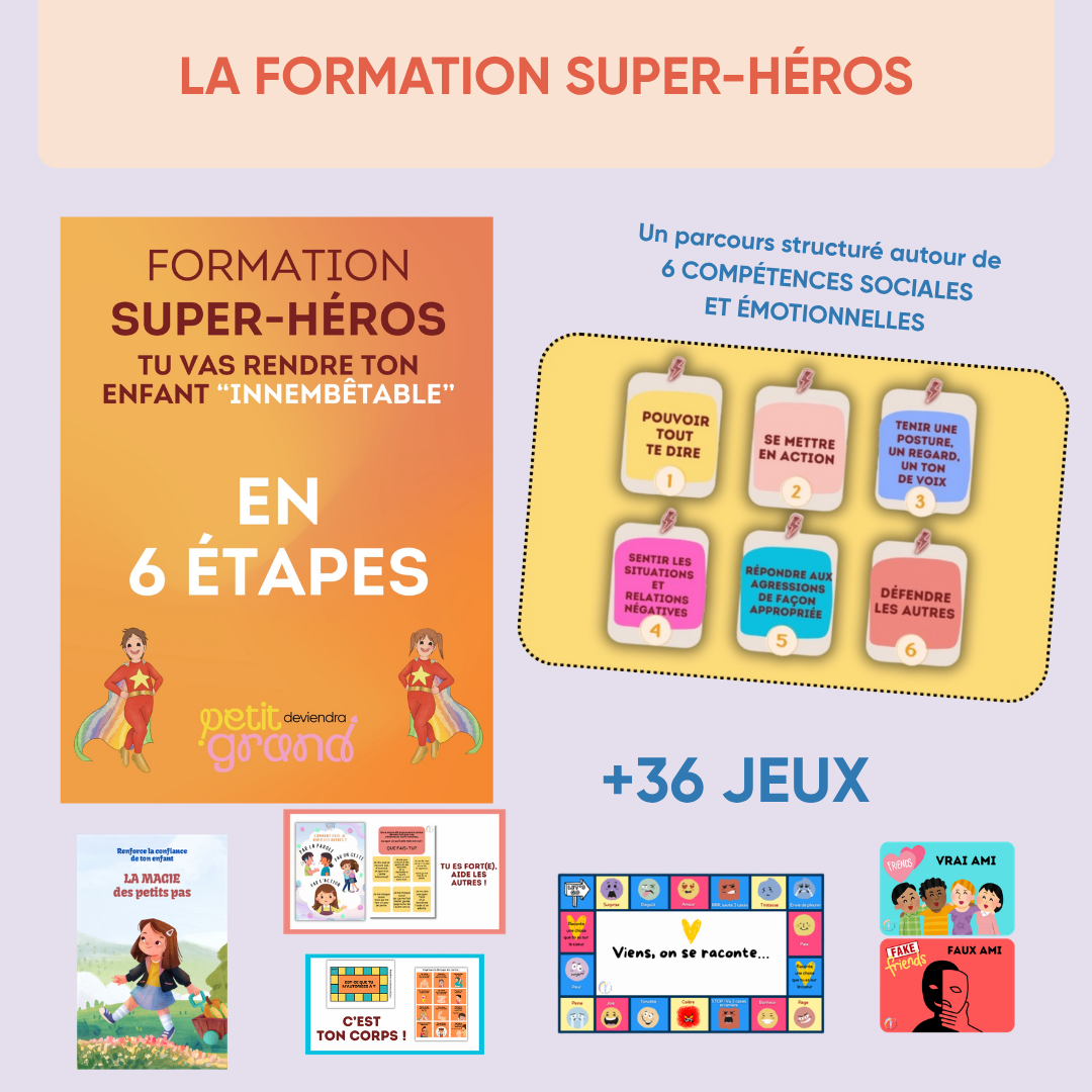 LE PACK « SUPER-HÉROS » : Méthode complète + L’Application