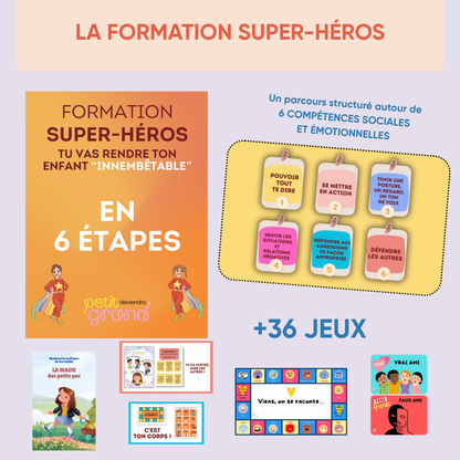 LE PACK « SUPER-HÉROS » : Méthode complète + L’Application