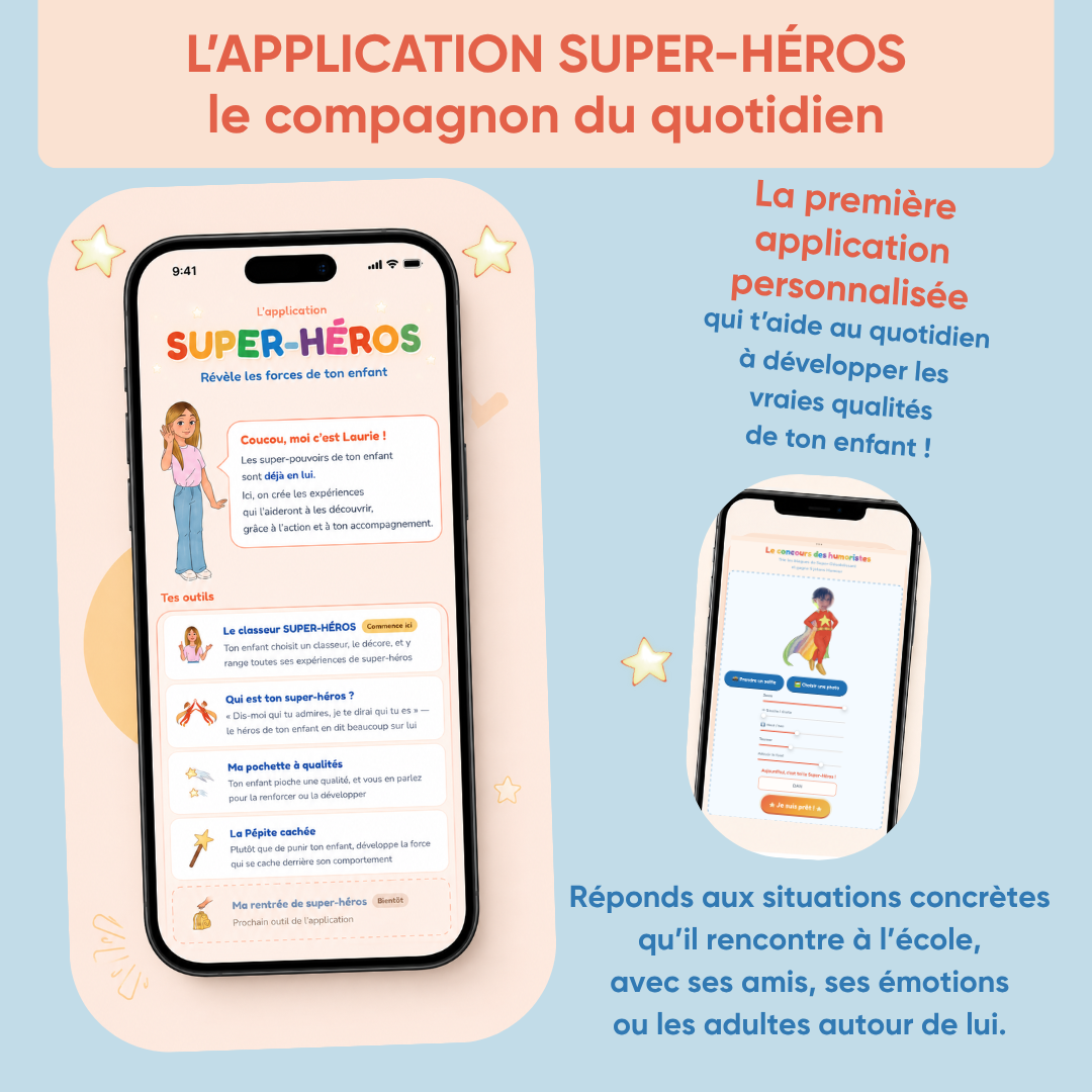 LE PACK « SUPER-HÉROS » : Méthode complète + L’Application