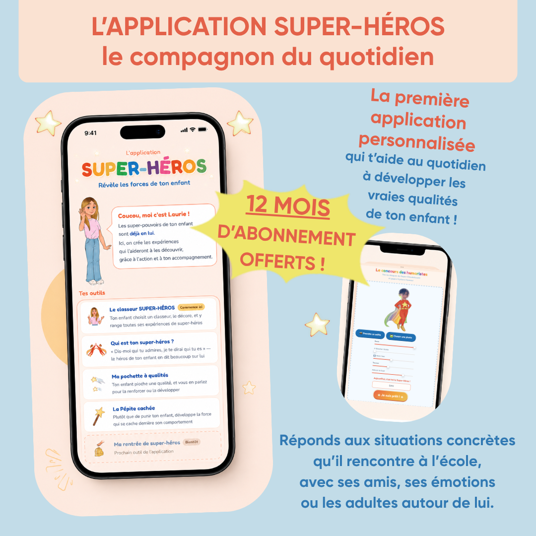 LE PACK « SUPER-HÉROS » : Méthode complète + L’Application