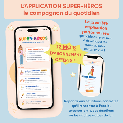 LE PACK « SUPER-HÉROS » : Méthode complète + L’Application